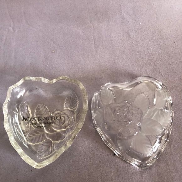 Crystal Vintage  heart  container - Picture 8 of 8